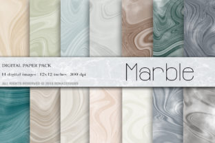 Abstract Marble Digital Paper and Background: A Creative Resource for Modern Designers