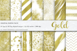 Gold Background Digital Papers: A Versatile Tool for Creative Projects