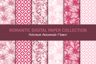 Romantic Flower Digital Papers for Creative Workflows