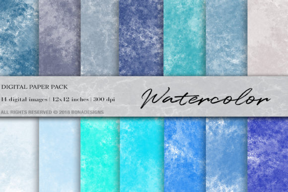 Watercolor Digital Paper