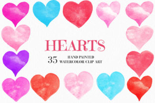 Watercolor Hearts Clipart: A Versatile Creative Resource for Artists and Designers